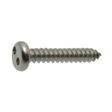 Reference 62809 - Pan head security tapping screw "Snake eyes" recess - Stainless steel A2
