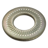 Modèle 73401 - Serrated conical spring washer CS large type NFE 25511 - Zinc plated 400 HSST