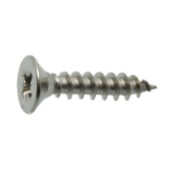 Reference 36401 - Countersunk flat head chipboard screw cross recess Pozidrive - Zinc plated