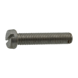 Reference 30601 - Slotted cheese head machine screw - DIN 84 4.8 class - Zinc plated
