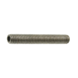 Reference 23401 - Hexagon socket set screw flat point - ISO 4026 DIN 913 - 45H class - Zinc plated