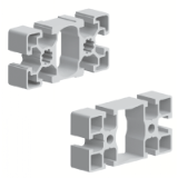 Modèle 94-33 Profilé aluminium 45x90, formes B et M