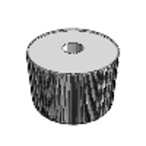 BCL-175 - Button Thread Nuts - Knurled