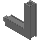 MC000194 - Busbar trunk unit - vertical elbow left and right
