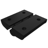 PA Black Hinges With Screw-Covers