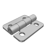 Stainless Steel Stamped Single Waist Hole Hinges