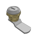 EV195-02 - 镀黄铜锌合金转舌式门锁