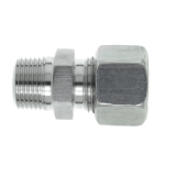 NC-GEV-..LMK - Straight male adaptor fittings, taper thread sealing form C acc. DIN 3852-2