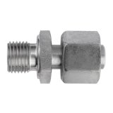 ESS-..LR/SR - Male adaptor standpipe unions, pre-assembled on standpipe side, sealing edge form B acc. DIN 3852-2