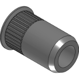 FTR-Z-INX-A2 - STAINLESS STEEL A2 KNURLED THREADED INSERTS REDUCED HEAD