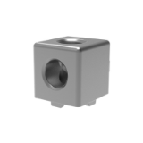 Cube connecteur 25  - 1", 2D