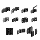 Plastic Hinges, Surface Mounted