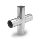 A.4SMSCXM - SMS WELDING CROSSES PLAIN ENDS Stainless steel 316L