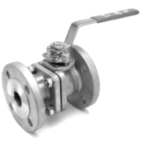 Flanged end ball valves