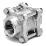 I.4CLRF - BSP female spring loaded check valves Stainless steel 316