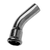 I.CLS45 - NP16 Press fittings Elbows MALE / FEMALE 45° Stainless steel 316 or galvanized steel