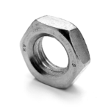 V.2HM - HEXAGON THIN FULL NUTS HM Din 493 NFE 27-411 Inox A2 / S.S 304 or Inox A4 / S.S 316