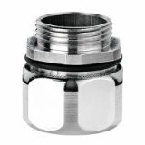 USD-M - Conduit connector with integrated ferrule, metric thread acc. to EN 60423, incl. O-Ring