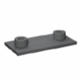 F-Clamp Weld Plate - Accessories for heavy duty Nylon conduit fixing clamp - F-Clamp