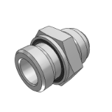 102034 - CONNECTOR MALE JIC - BSPP WITH ELASTOMER SEAL ISO 1179 PORTS