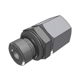 102331 - CONNECTOR SWIVEL FEMALE JIC - MALE METRIC WITH O.R. ISO 6149 PORTS