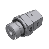 202310 - CONNECTOR SWIVEL NUT BSP - MALE METRIC WITH ELASTOMER SEAL ISO 9974 PORTS