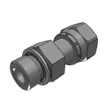 502201 - CONNECTOR SWIVEL NUT ORFS - MALE METRIC WITH O.R. AND RETAINING RING ISO 9974 PORTS