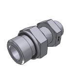503044 - CONNECTOR BULKHEAD MALE ORFS - MALE BSPP WITH  ELASTOMER SEAL FOR ISO 1179 PORTS