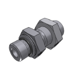 503077 - CONNECTOR BULKHEAD MALE ORFS - MALE METRIC WITH O.R. FOR ISO 6149 PORTS