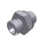 702038 - CONNECTOR MALE DIN L SERIES - MALE BSPP WITH O.R. AND RETAINING RING ISO 1179 PORTS