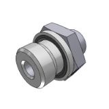 702137 - CONNECTOR MALE DIN L SERIES - MALE BSPP WITH ELASTOMER SEAL ISO 1179 PORTS