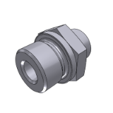702357 - STRAIGHT END STUD DIN L SERIES - METRIC END WITH METALLIC SEAL FOR ISO 9974 PORT