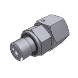 702654 - CONNECTOR SWIVEL FEMALE DIN S SERIES - MALE BSPP WITH ELASTOMER SEAL ISO 1179 PORTS