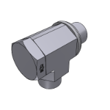 707114 - 90° BANJO DIN LL SERIES - MALE BSPP WITH ELASTOMER SEAL ISO 1179 PORTS