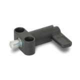 GN 612.9 Cam Action Indexing Plungers, Steel, with Flange