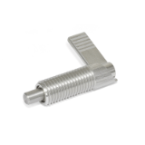 GN 721.5 Cam Action Indexing Plungers, Stainless Steel, without Locking Function