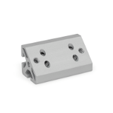 GN 32i Angle Connectors, Aluminum, for Aluminum Profiles (i-Modular System), Single and Double Installation