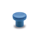 GN 676 - Knurled knobs detectable, FDA compliant plastic