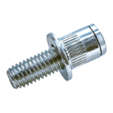 Blind rivet nuts and bolts GO-BOLT round shank knurled blind rivet bolts flat head galvanized steel