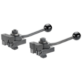 EH 23210. Down-Hold Clamps, with cranked clamping lever