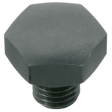 EH 22690. - Screwed Rest Buttons / with male thread and spherical surface
