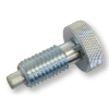 HPHM - Knurled Head Hand Retractable Plungers Metric