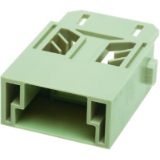 Han RJ45 module, male for patch cords
