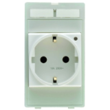 Plug socket module Germany w. LED (VDE)