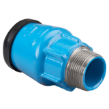6100 - ISO-fitting with external thread, ductile iron