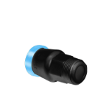 6130 - ISO fitting POM with external thread, reduced outlet