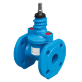4000 - Service valve with flanges, short