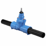 4050 - Service valve with PE ends, ductile iron