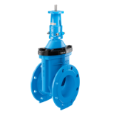 4000ELE3 - E3 gate valve with flanges, short, for actuator