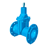 4700E1+ - E1 valve with flanges, long, with DUPLEX spindle